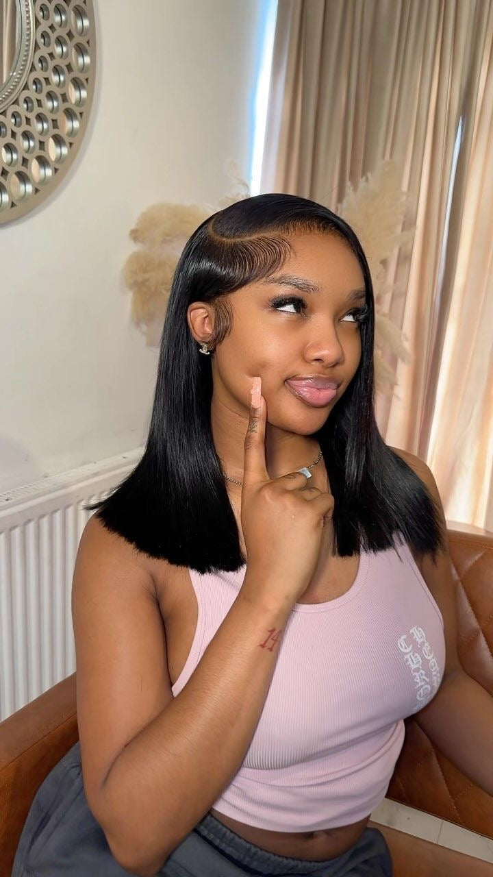BOBBYA 13x4 Frontal Virgin Asian wig