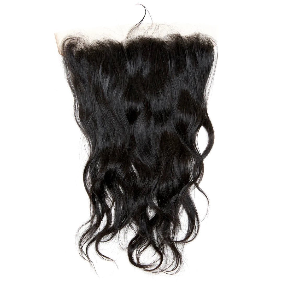 LACE FRONTALE - SINGLE DONOR RAW VIETNAMESE HAIR (LISSE/NATURAL WAVY)