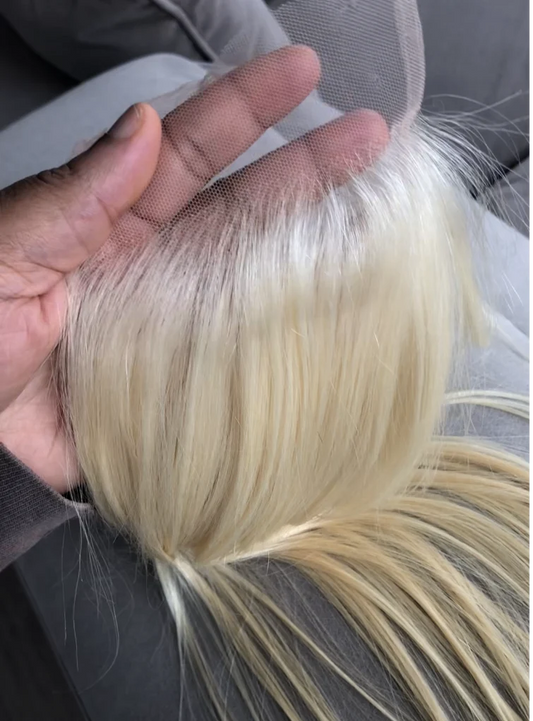 Closure- Asian Virgin Blonde Hair 613