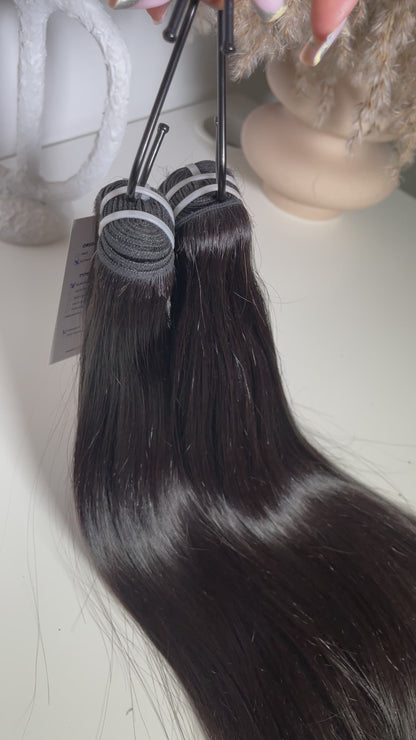 BUNDLES - PREMIUM VIRGIN VIETNAMESE HAIR (LISSES/NATURAL WAVY)